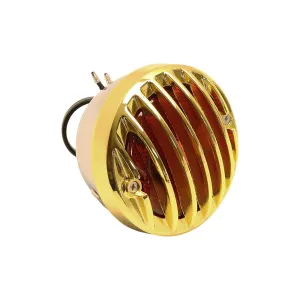 1933-36 Ford Tail Light W/ Grille - Gold
