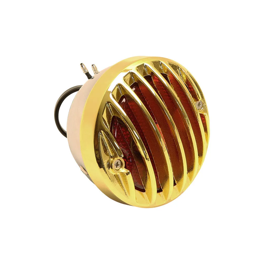 1933-36 Ford Tail Light W/ Grille - Gold