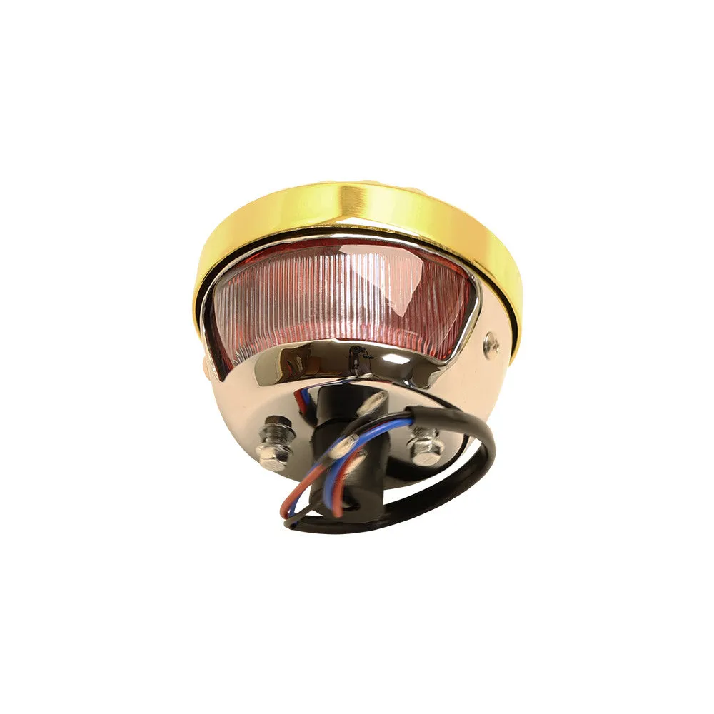1933-36 Ford Tail Light W/ Grille - Gold