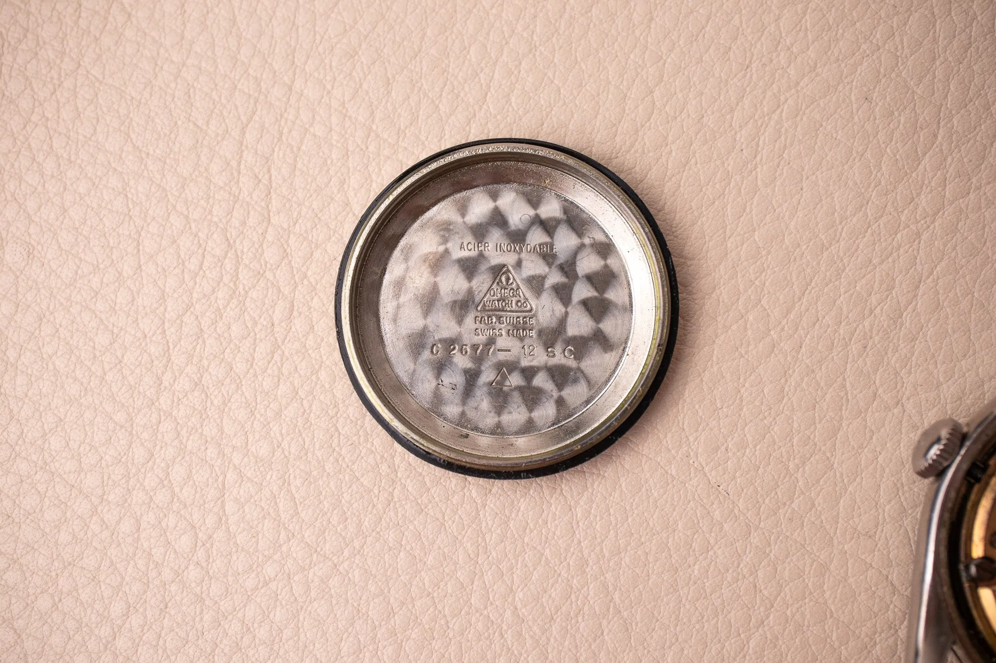 1952 Omega 2721sc with Honeycomb Dial