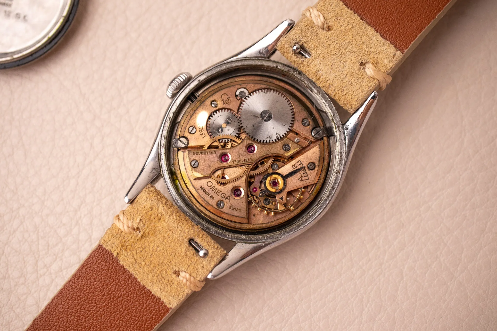1952 Omega 2721sc with Honeycomb Dial