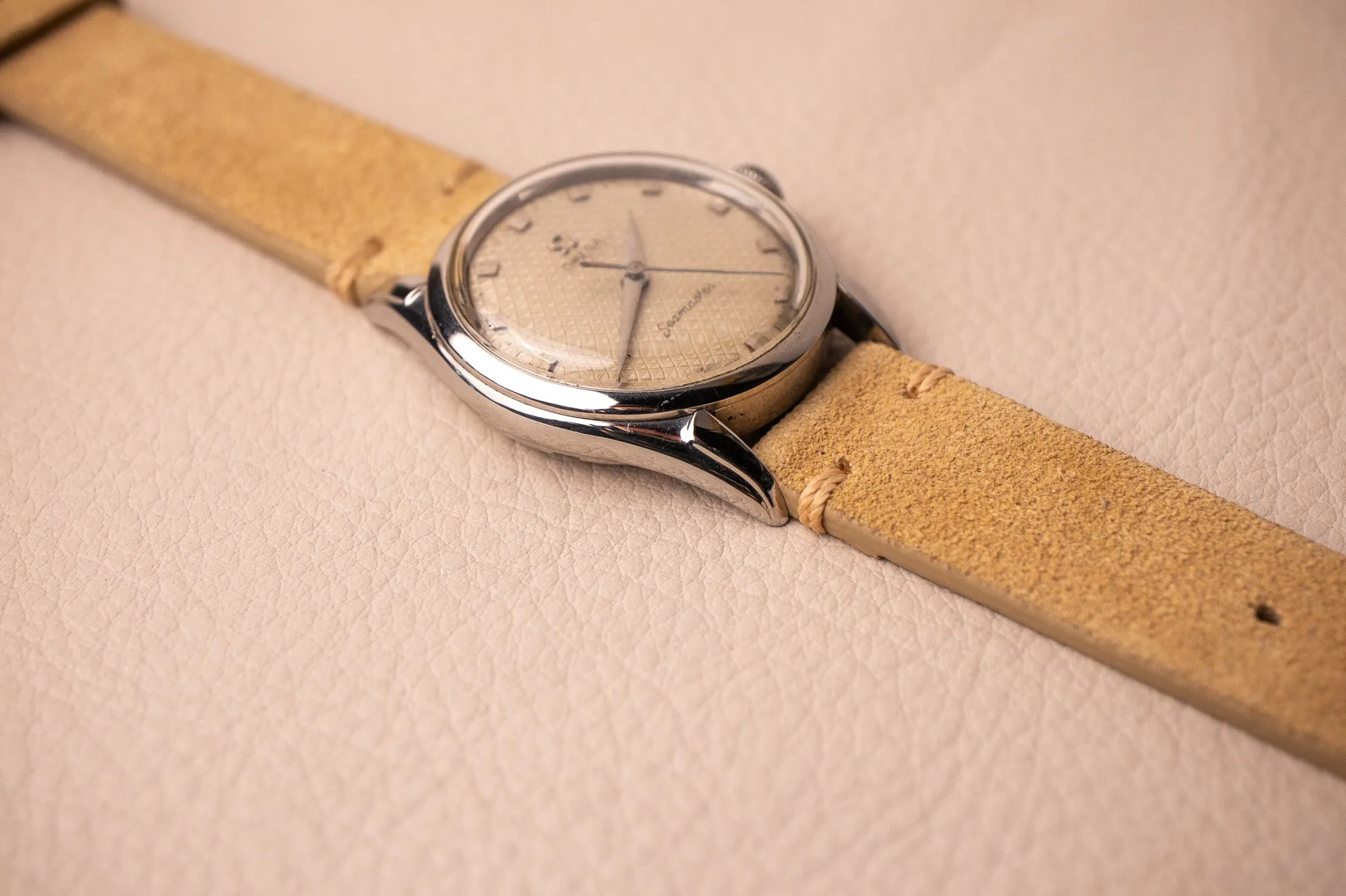 1952 Omega 2721sc with Honeycomb Dial