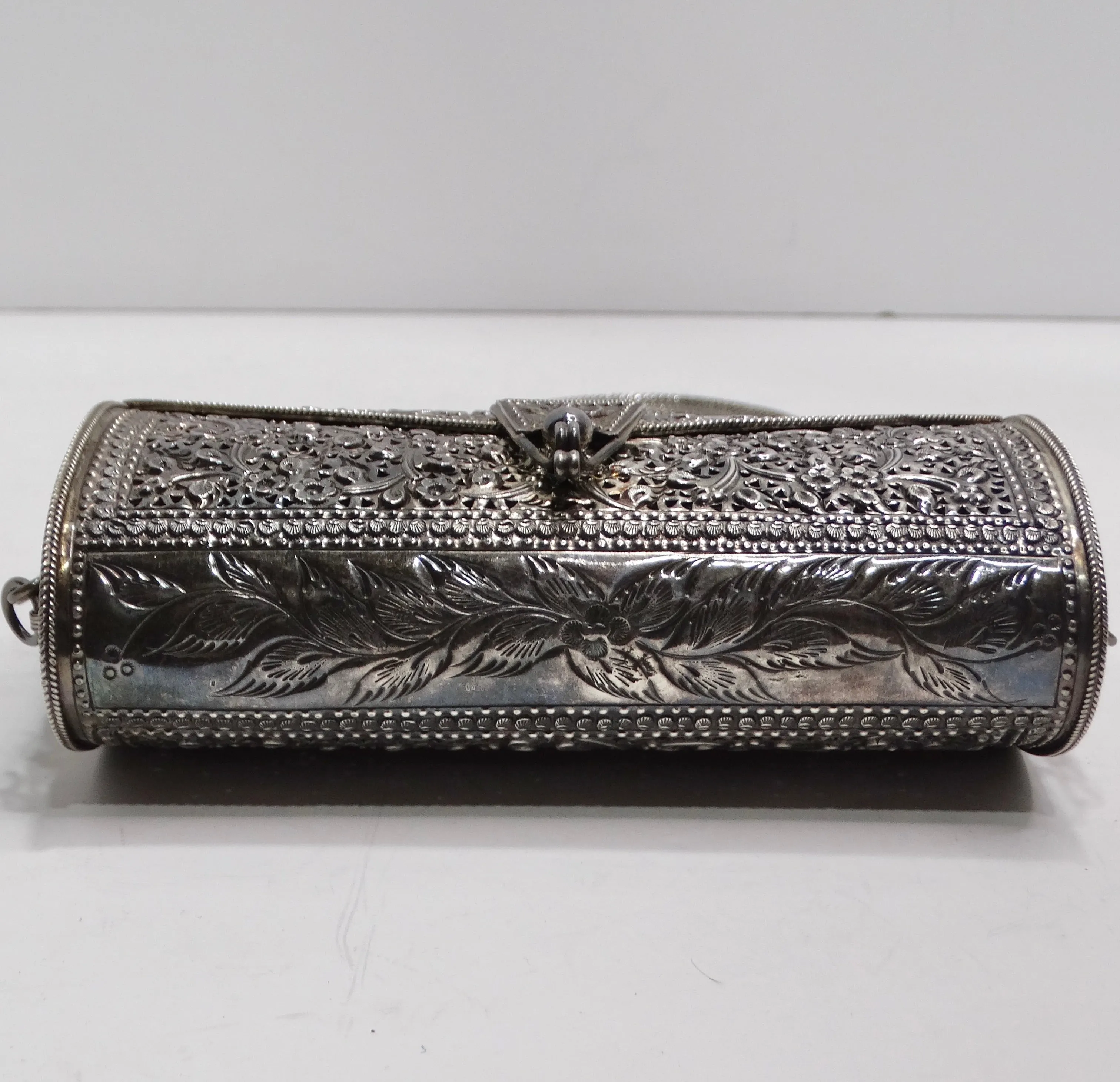 1970s Pure Silver Crossbody Handbag