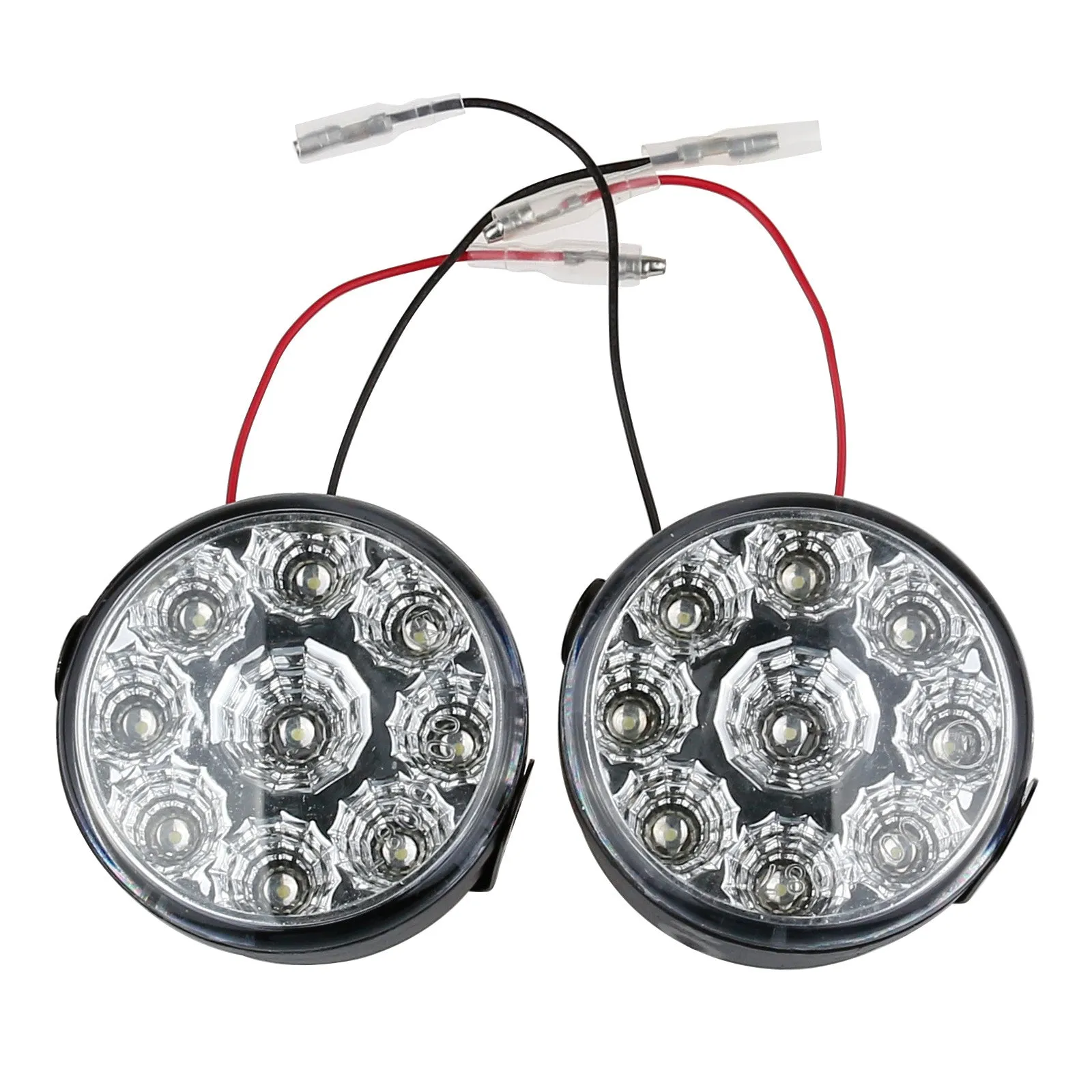 2pcs 9 LED Cool White Daytime Running Light DRL Car Headlight Fog Lights Lamp