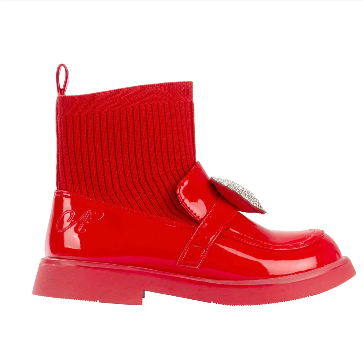 Adee MARY JANE Red Sock Wellie W246103