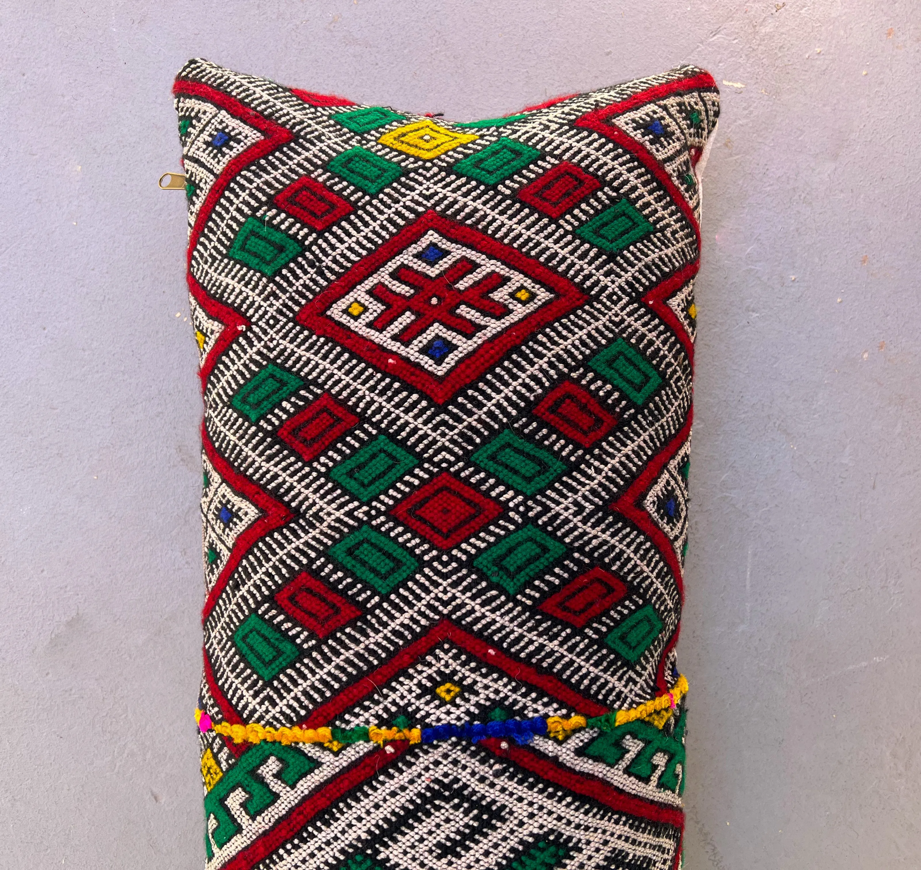 Ain Leuh Lumbar Pillow - Bird