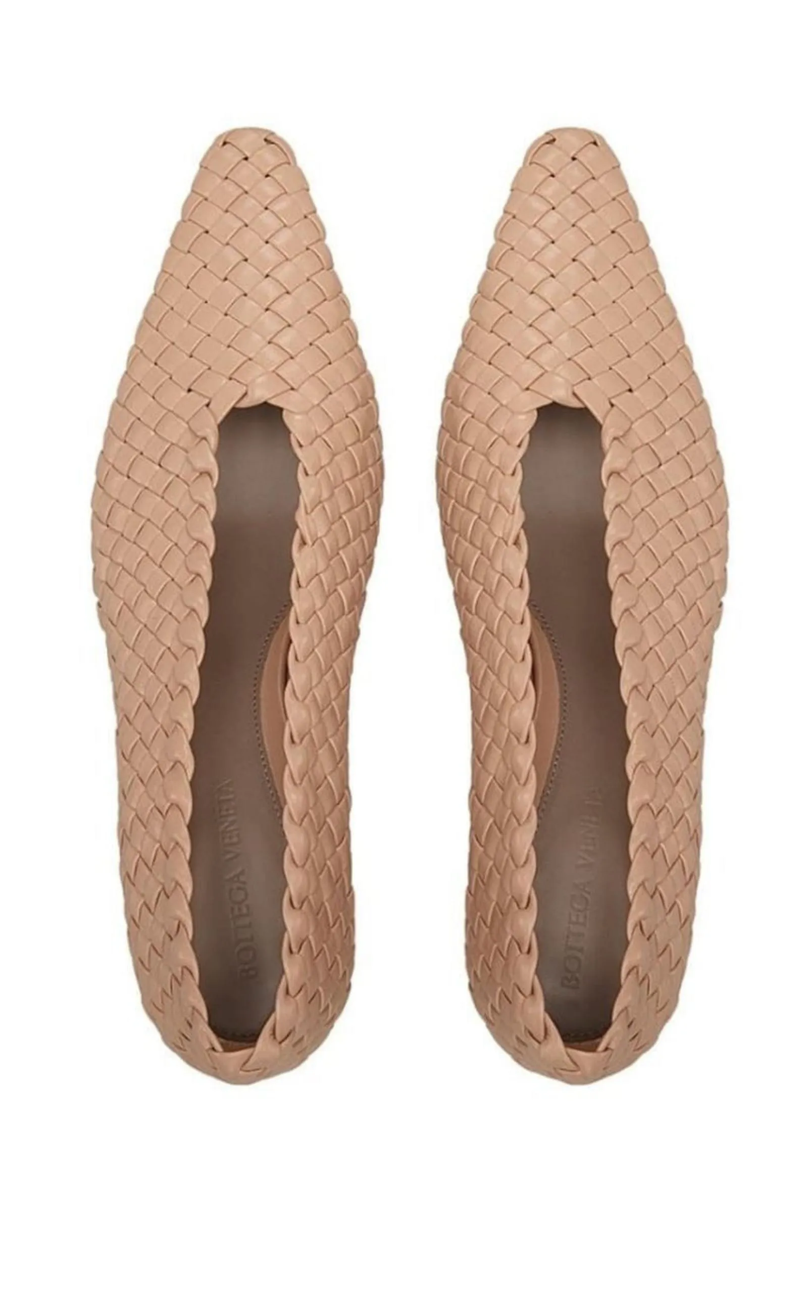 Almond Leather Pumps