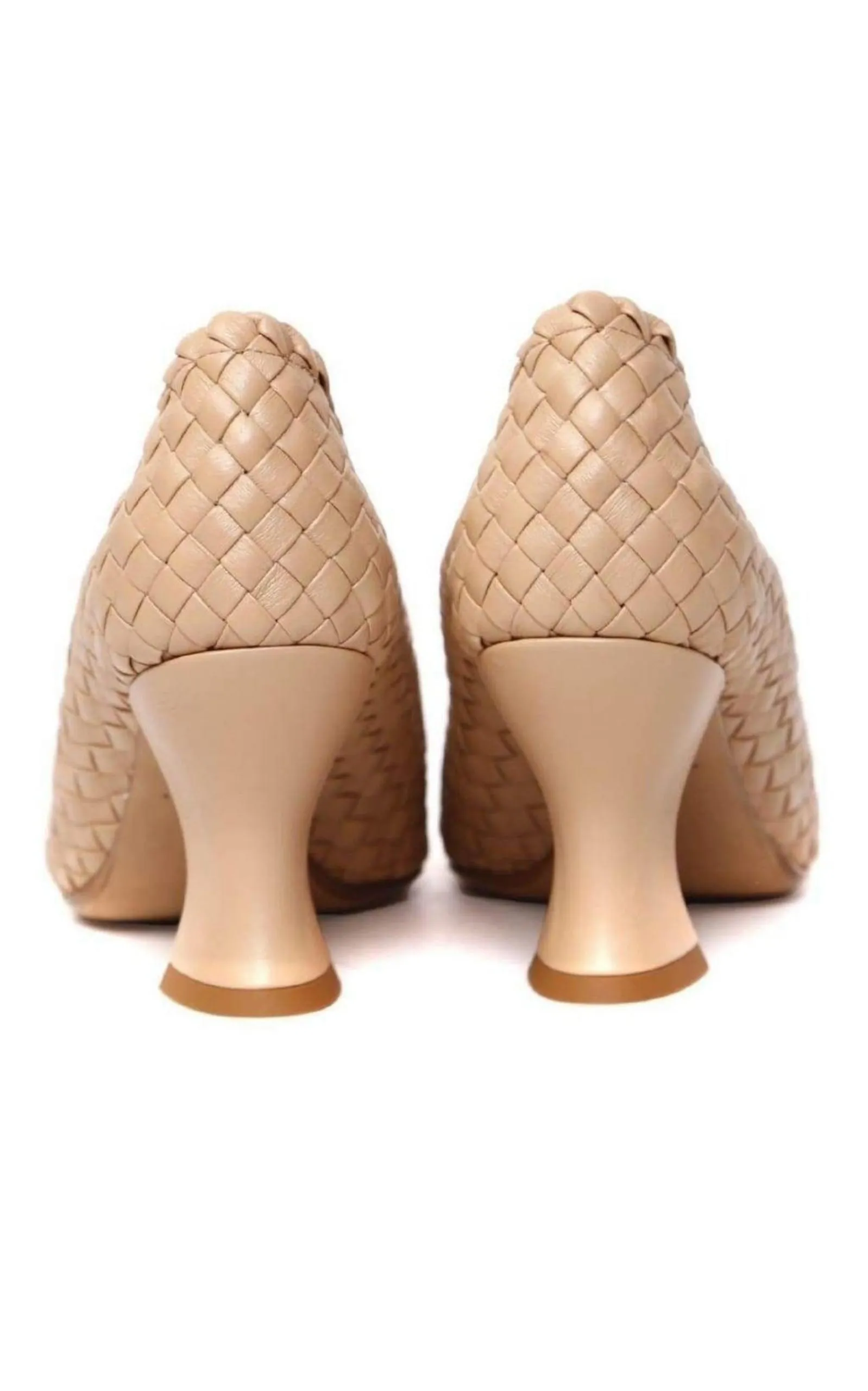 Almond Leather Pumps