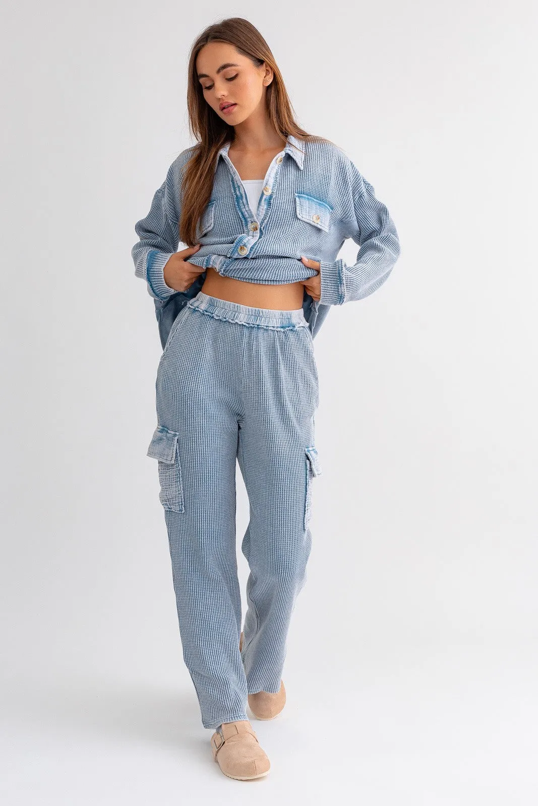 Apres Beach Set Top Blue