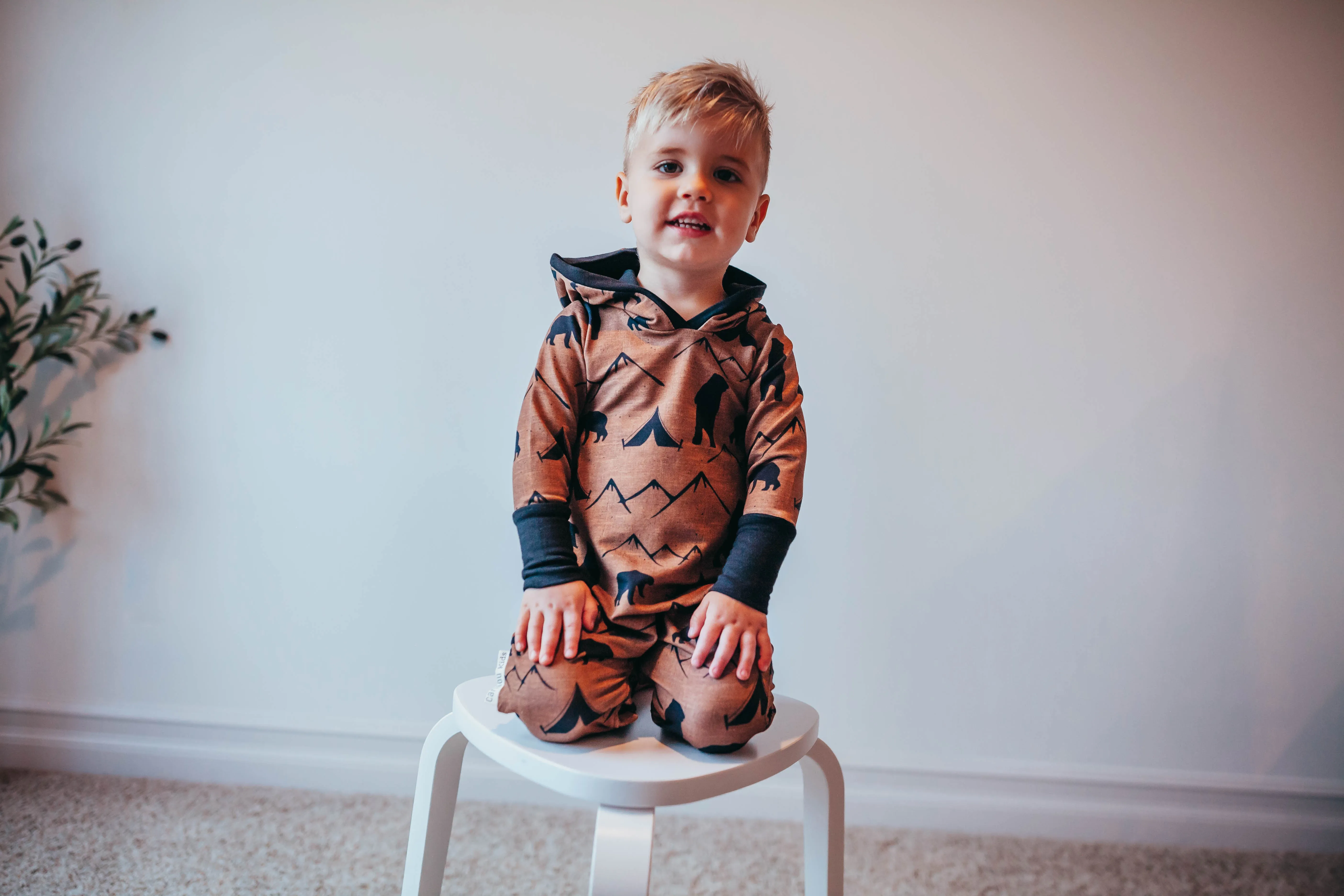 Baby Bear Bamboo Romper