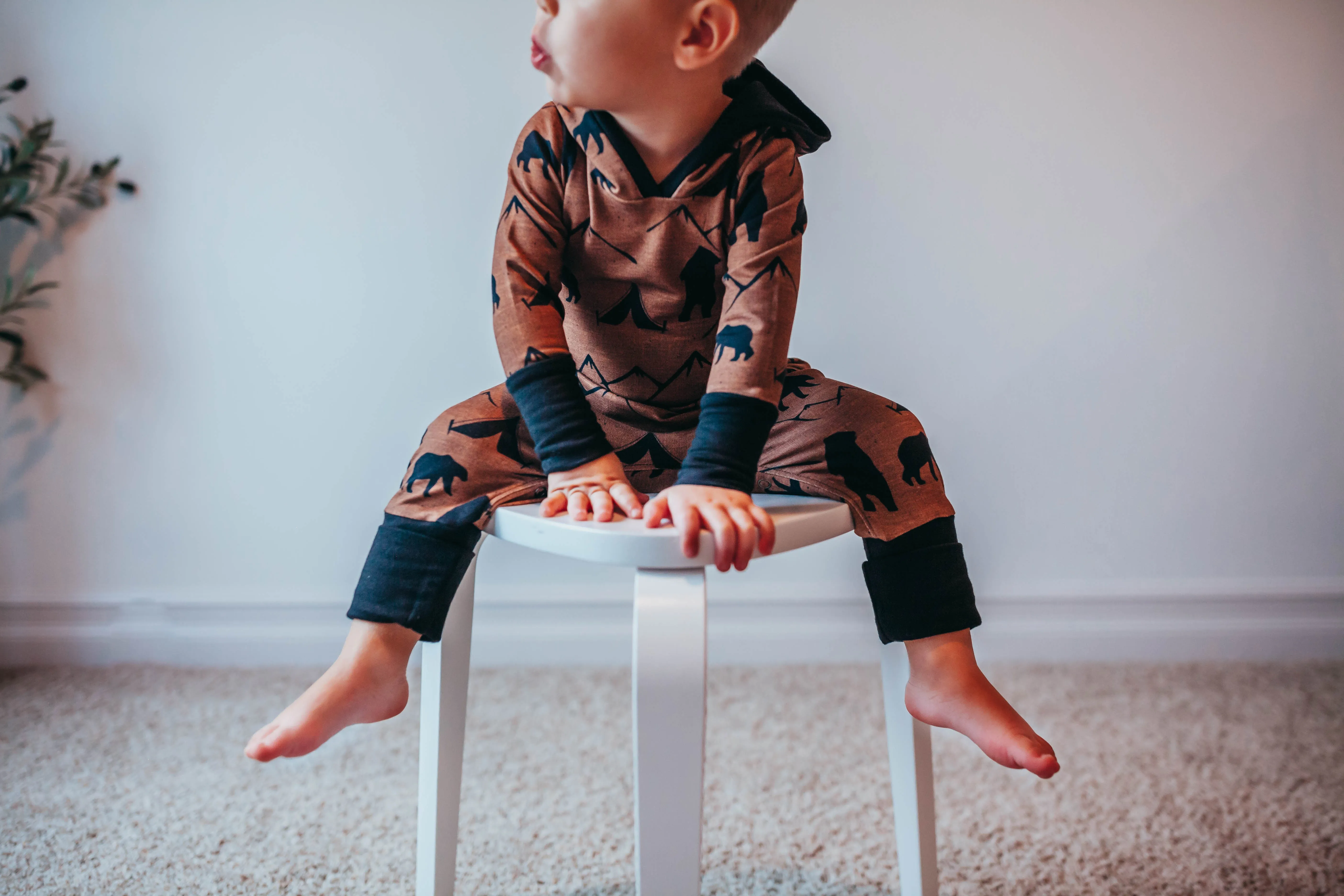 Baby Bear Bamboo Romper