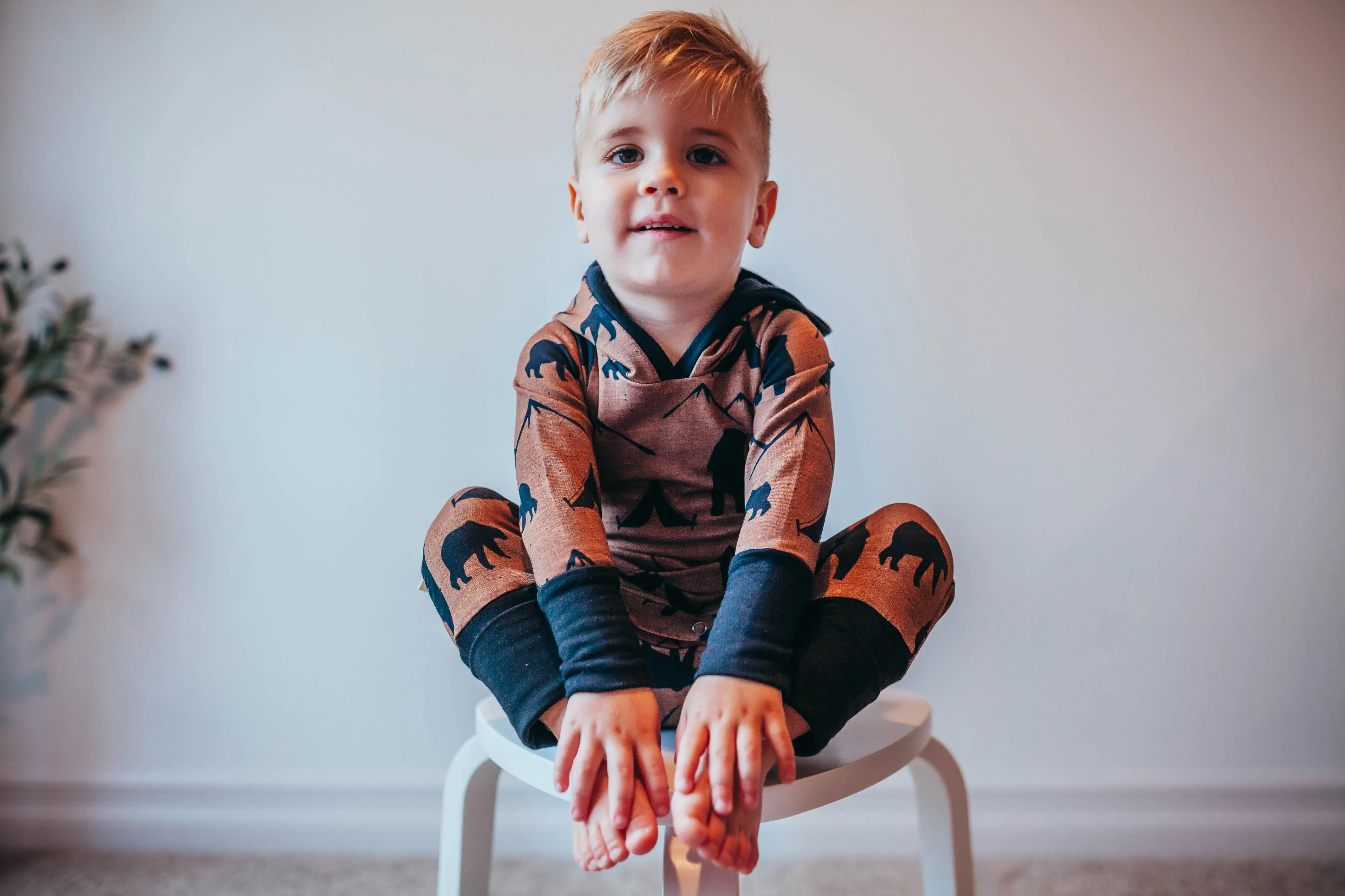 Baby Bear Bamboo Romper