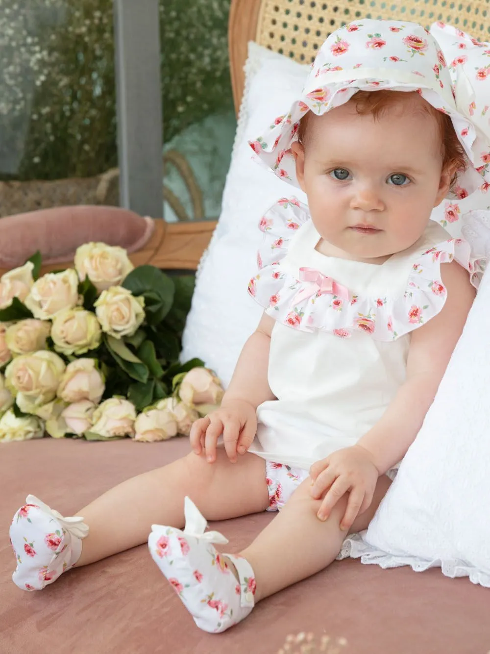 BABY GIRL SHOES,LIBERTY FLOWER