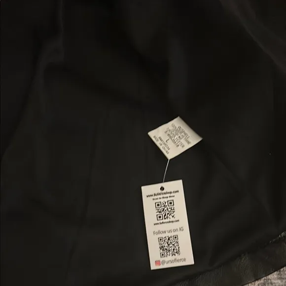 Black Leather Jacket with Colorful Patches