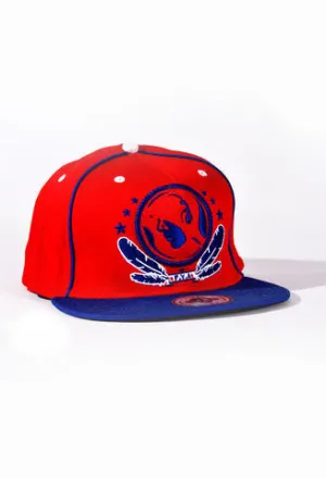 Blue & Red FV Hat fitted with elastic