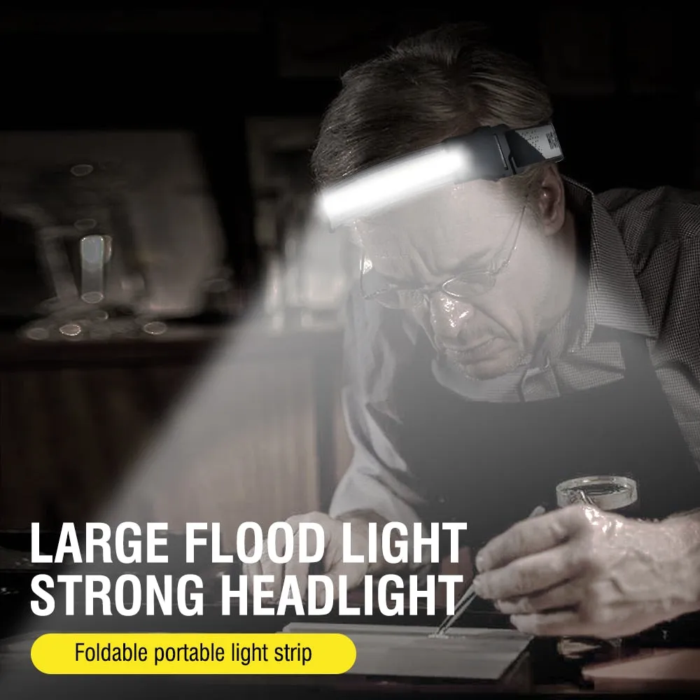 bright band cob led headlamp