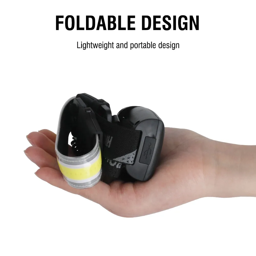 bright band cob led headlamp