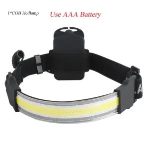 bright band cob led headlamp