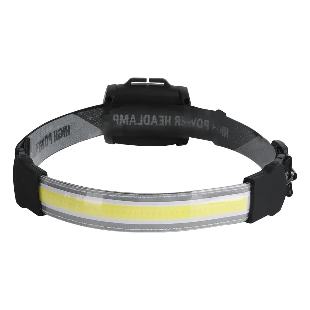 bright band cob led headlamp