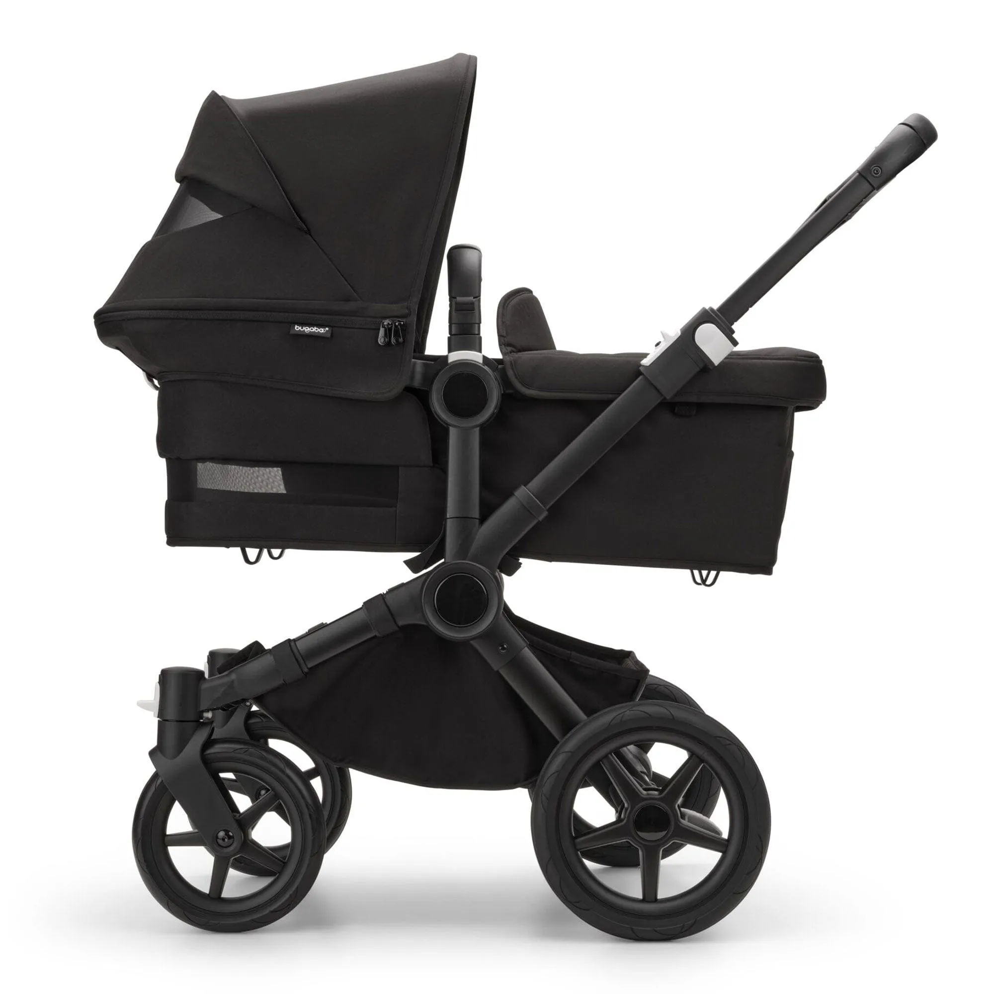 Bugaboo Donkey 5 Mono Cloud T Travel System in Midnight Black