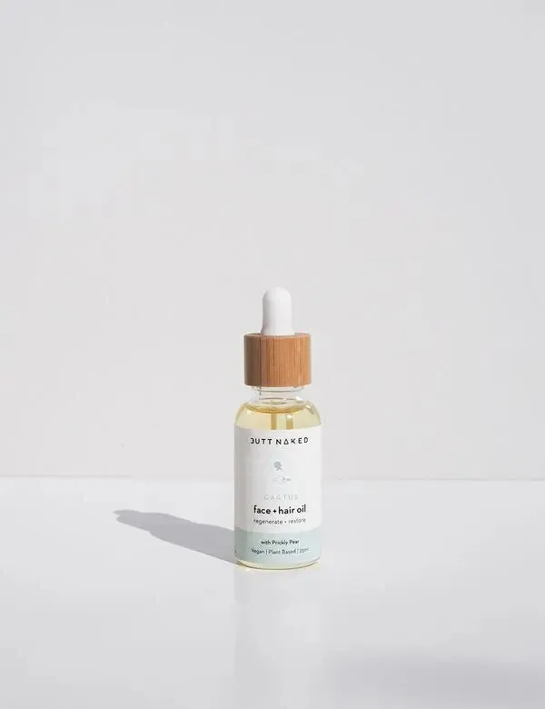 Cactus Face   Hair Oil 30ml by Butt Naked