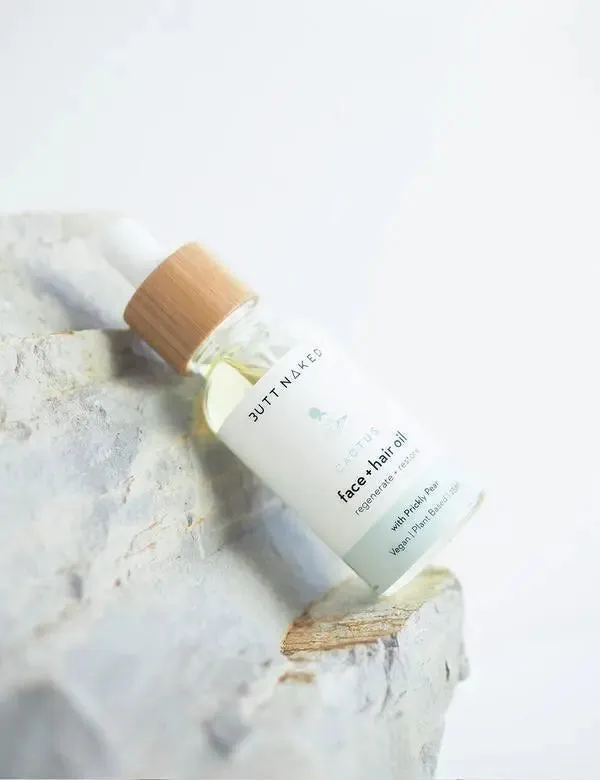 Cactus Face   Hair Oil 30ml by Butt Naked
