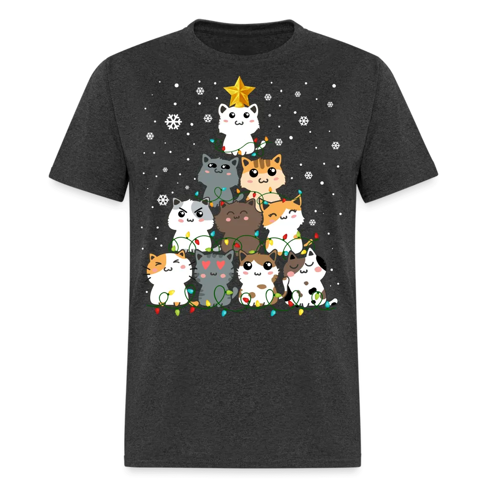 Christmas - Cat Christmas Tree - Family Shirts Men, Woman Christmas T Shirts