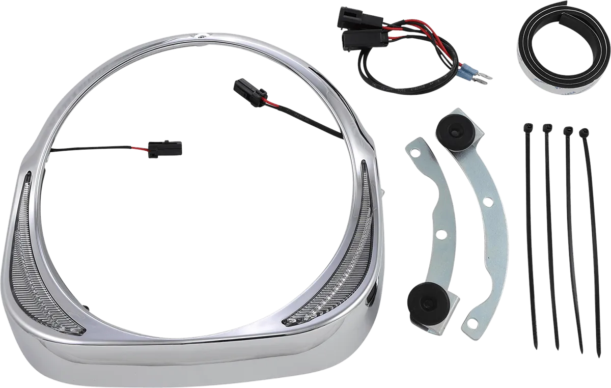 Ciro 45210 Headlight Bezel - Chrome