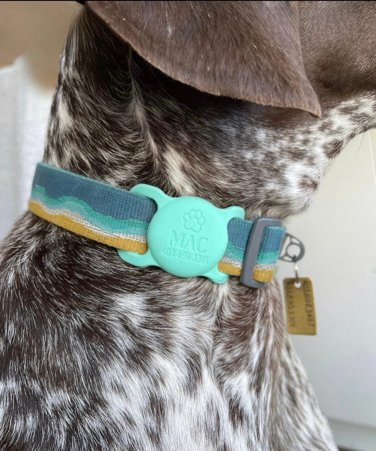 Classic Name AirTag Holder
