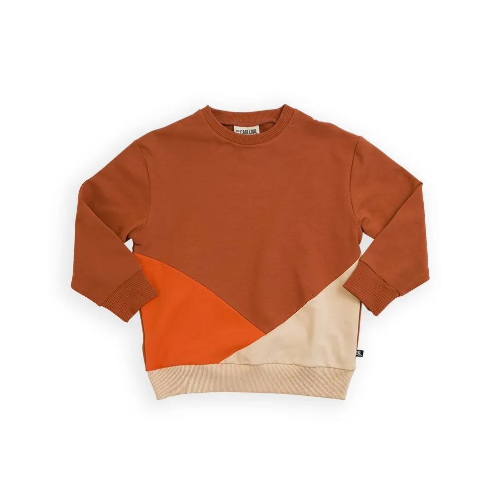 Colour Block Basic Sweater - 1 Left Size 2-4 years