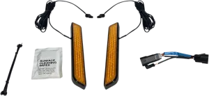 Custom Dynamics LED Front Fork Lightz™ Amber/Black