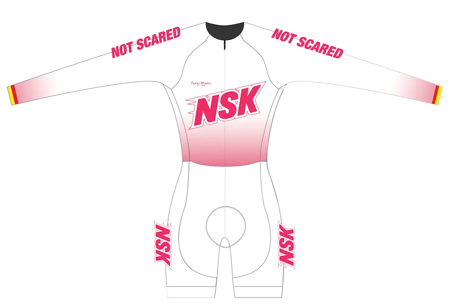 Custom Woven Roubaix Suit - NSK (White)