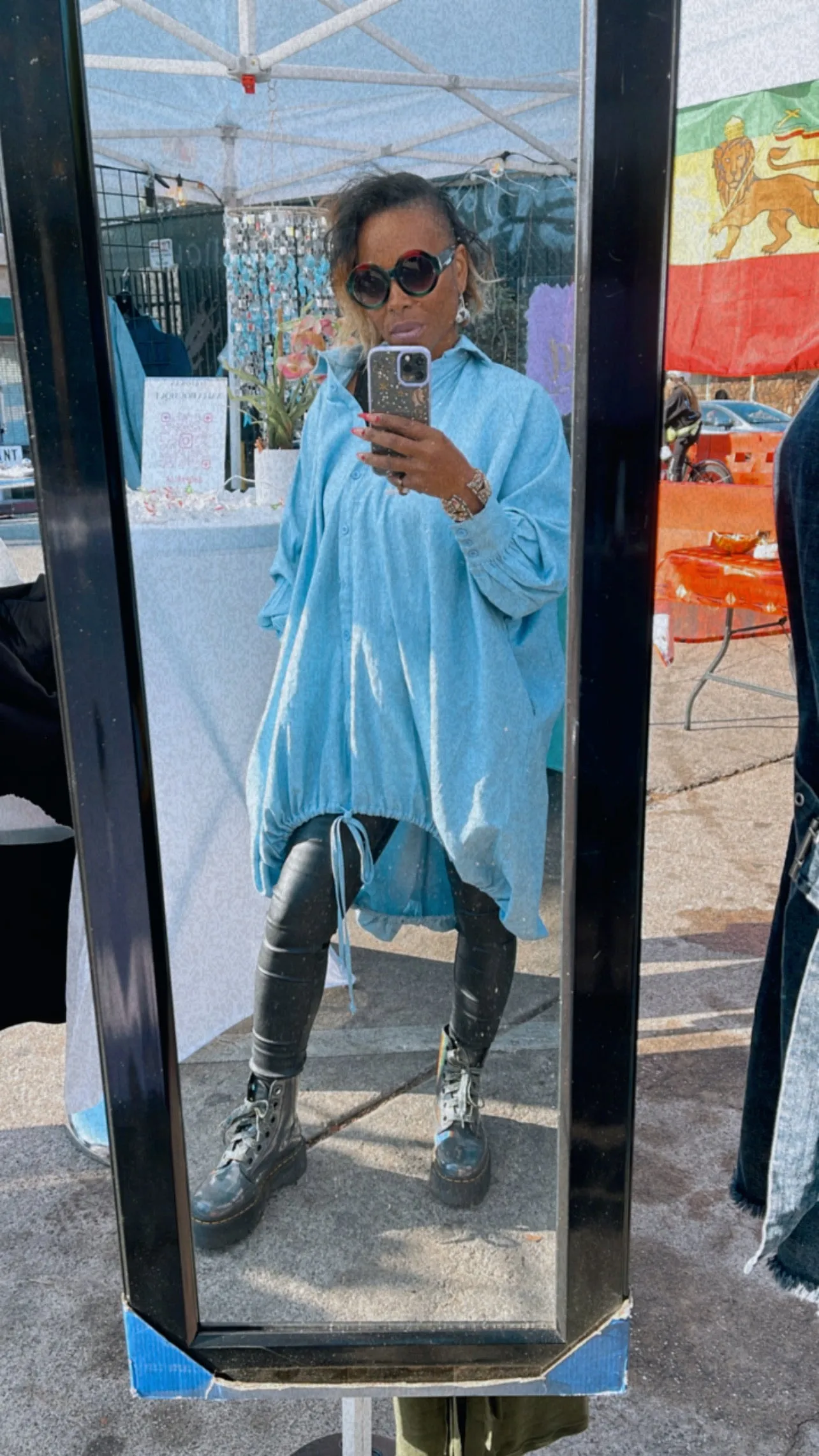 Denim Bubble Dress
