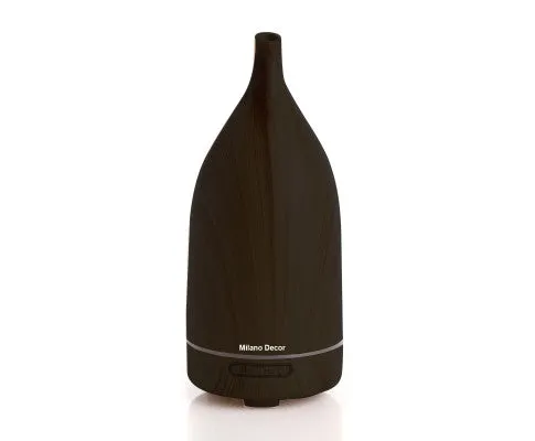 Diffuser 100ml Ultrasonic Humidifier Purifier And 3 Pack Oils - Dark Wood