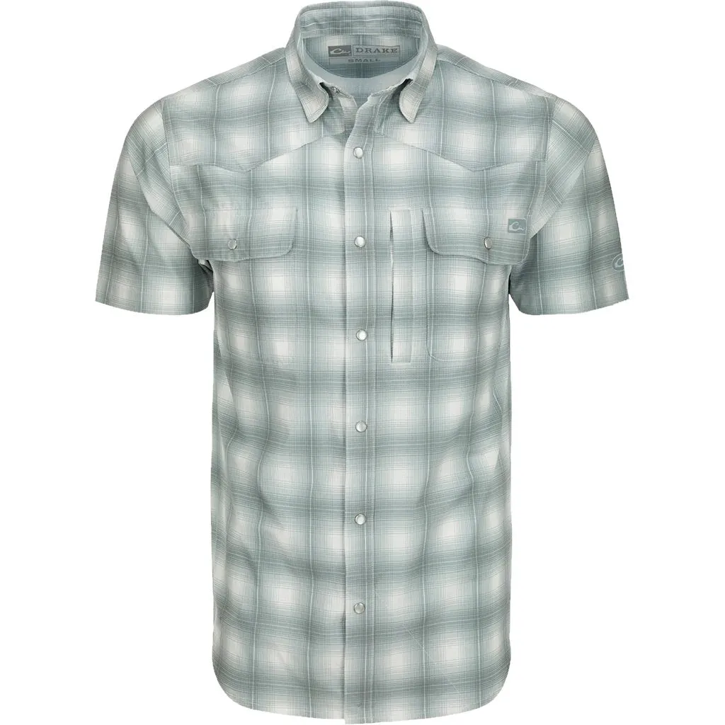 Drake Cinco Ranch Western Plaid Shirt S/S