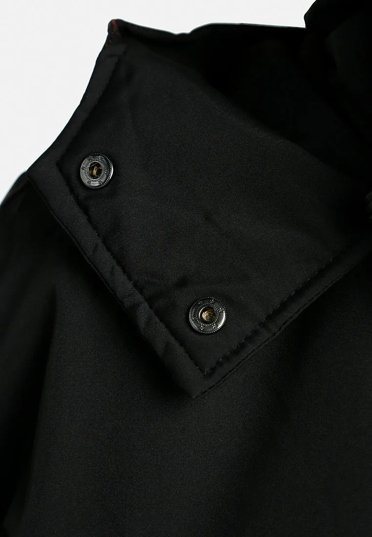 Drawstring Cropped Woven Jacket By RAG