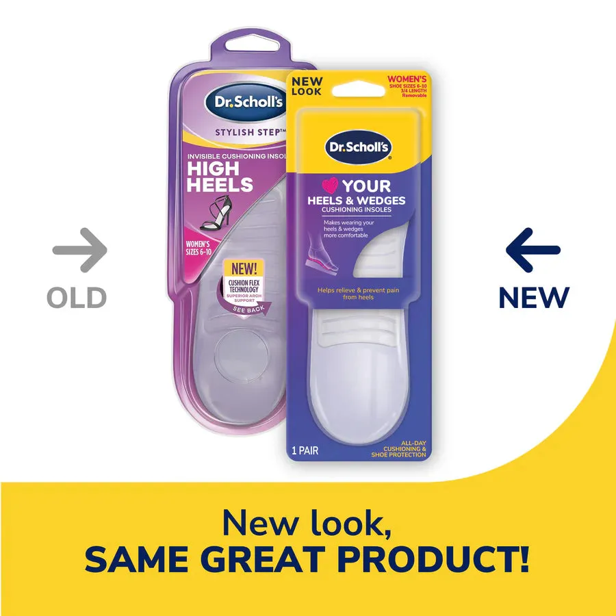 Dr.Scholl Stylish Step Heel Invisible Cushioning Insoles