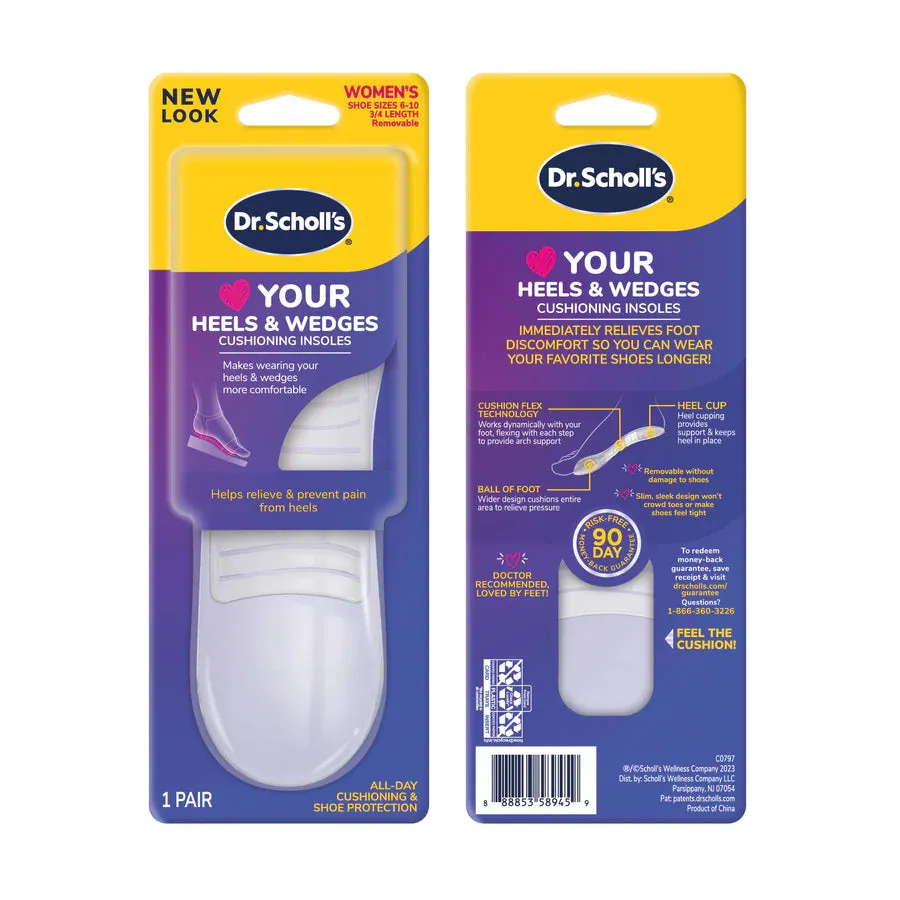 Dr.Scholl Stylish Step Heel Invisible Cushioning Insoles