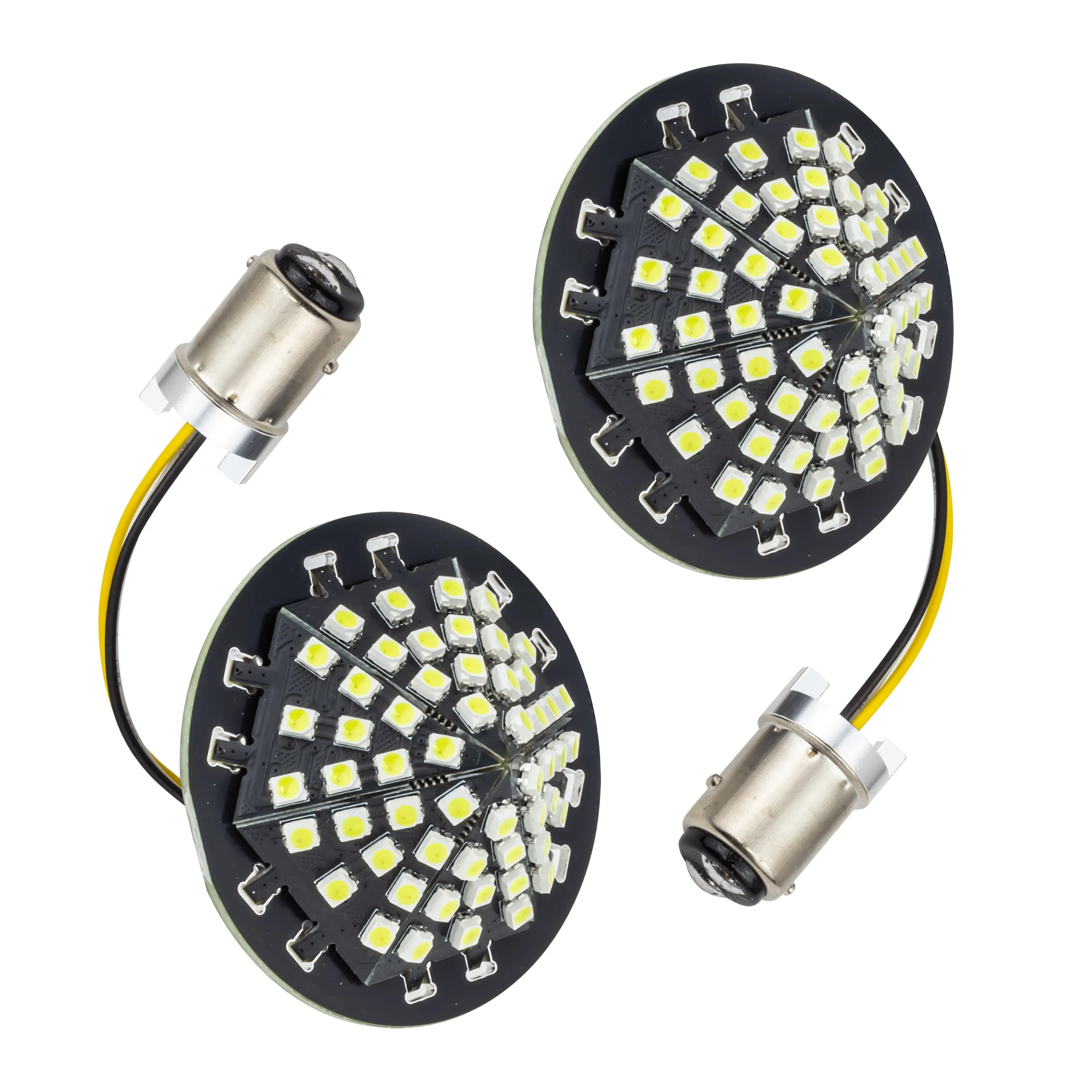 Eagle Lights Midnight Edition Generation III Front and Rear LED Turn Signal Kit for Harley Davidson Motorcycles- 1157 Front / 1157 Rear