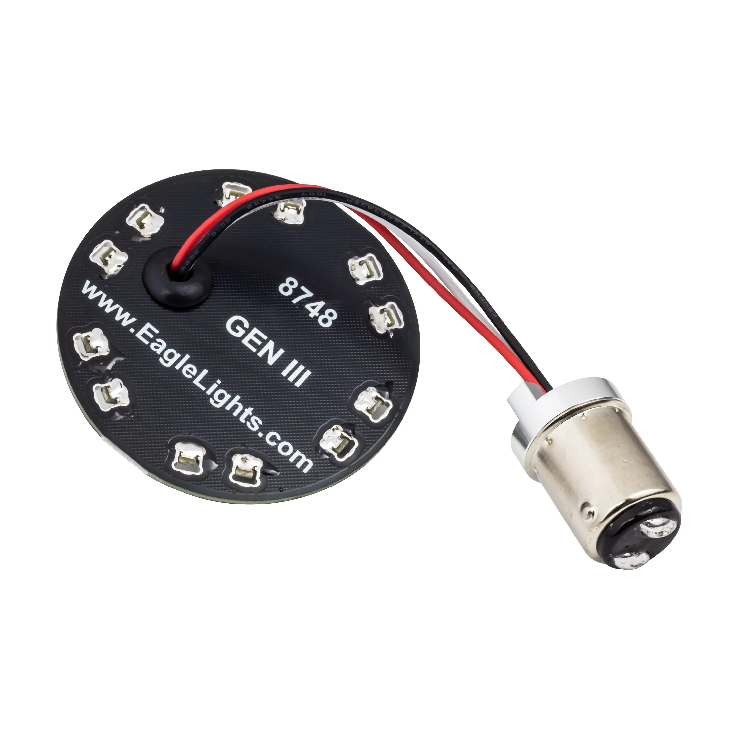 Eagle Lights Midnight Edition Generation III Rear LED Turn Signals, Running Lights and Brake Lights for Harley Davidson Motorcycles