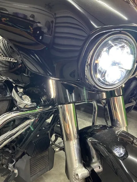 Eagle Lights SWITCHBLADE Low Profile Fork LED Turn Signal and Running Lights for 2006 - 2023 Harley Davidson Models