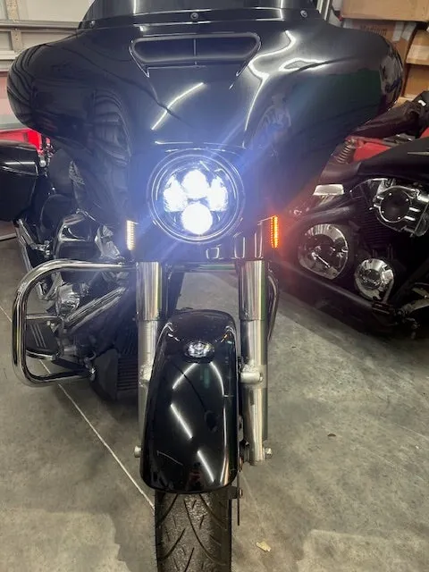 Eagle Lights SWITCHBLADE Low Profile Fork LED Turn Signal and Running Lights for 2006 - 2023 Harley Davidson Models