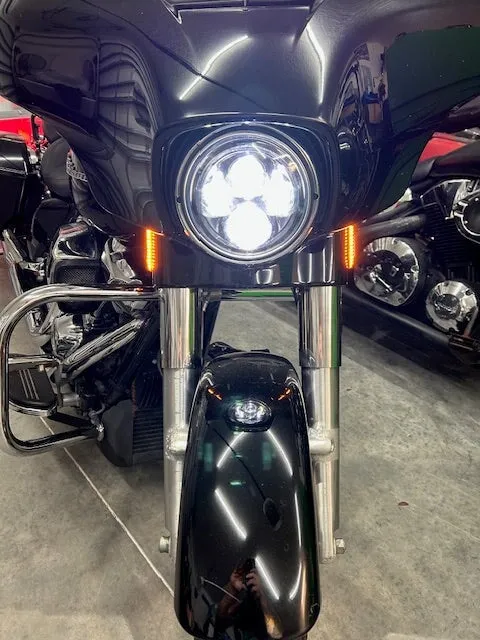Eagle Lights SWITCHBLADE Low Profile Fork LED Turn Signal and Running Lights for 2006 - 2023 Harley Davidson Models