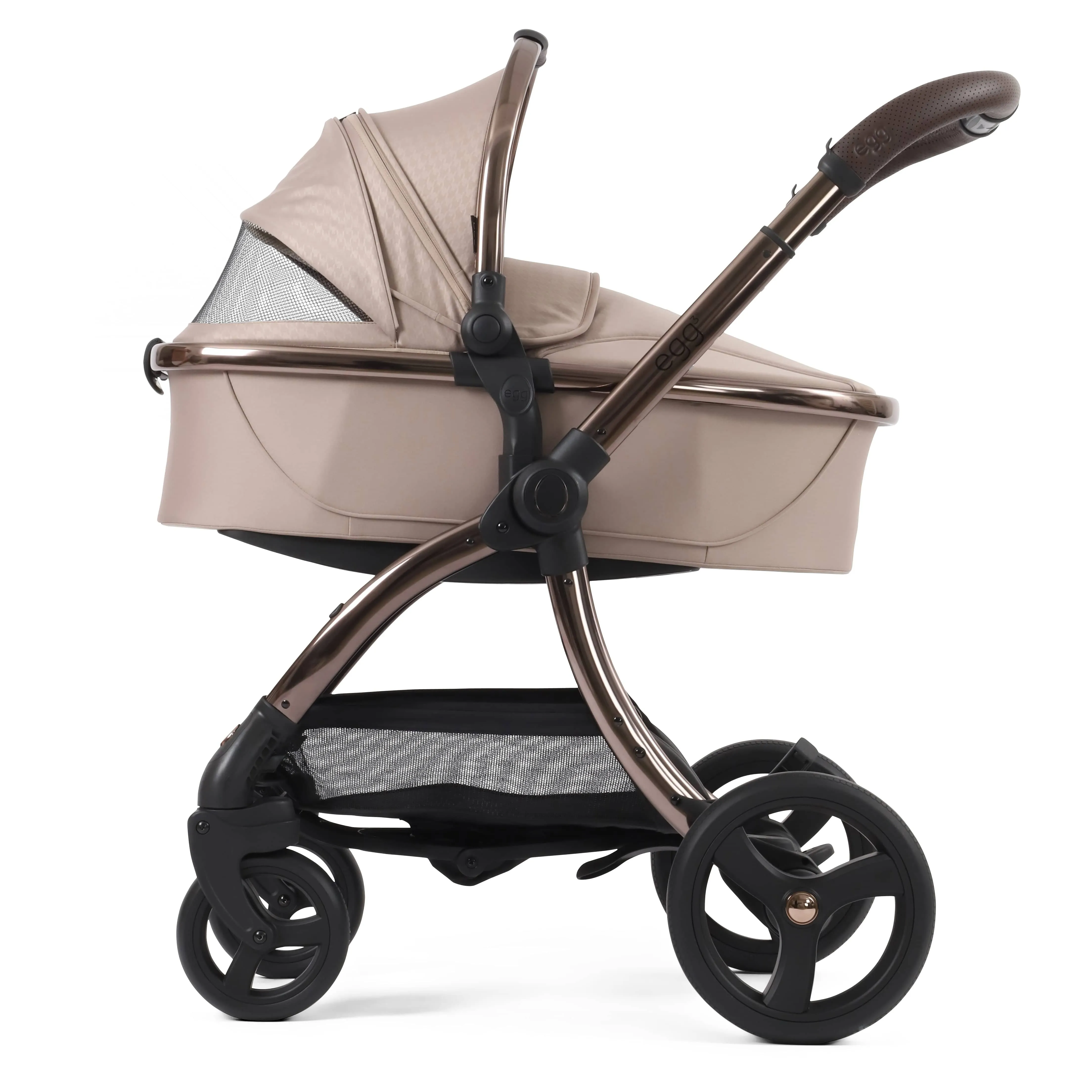 egg3 Pram Bundle Houndstooth Almond Special Edition