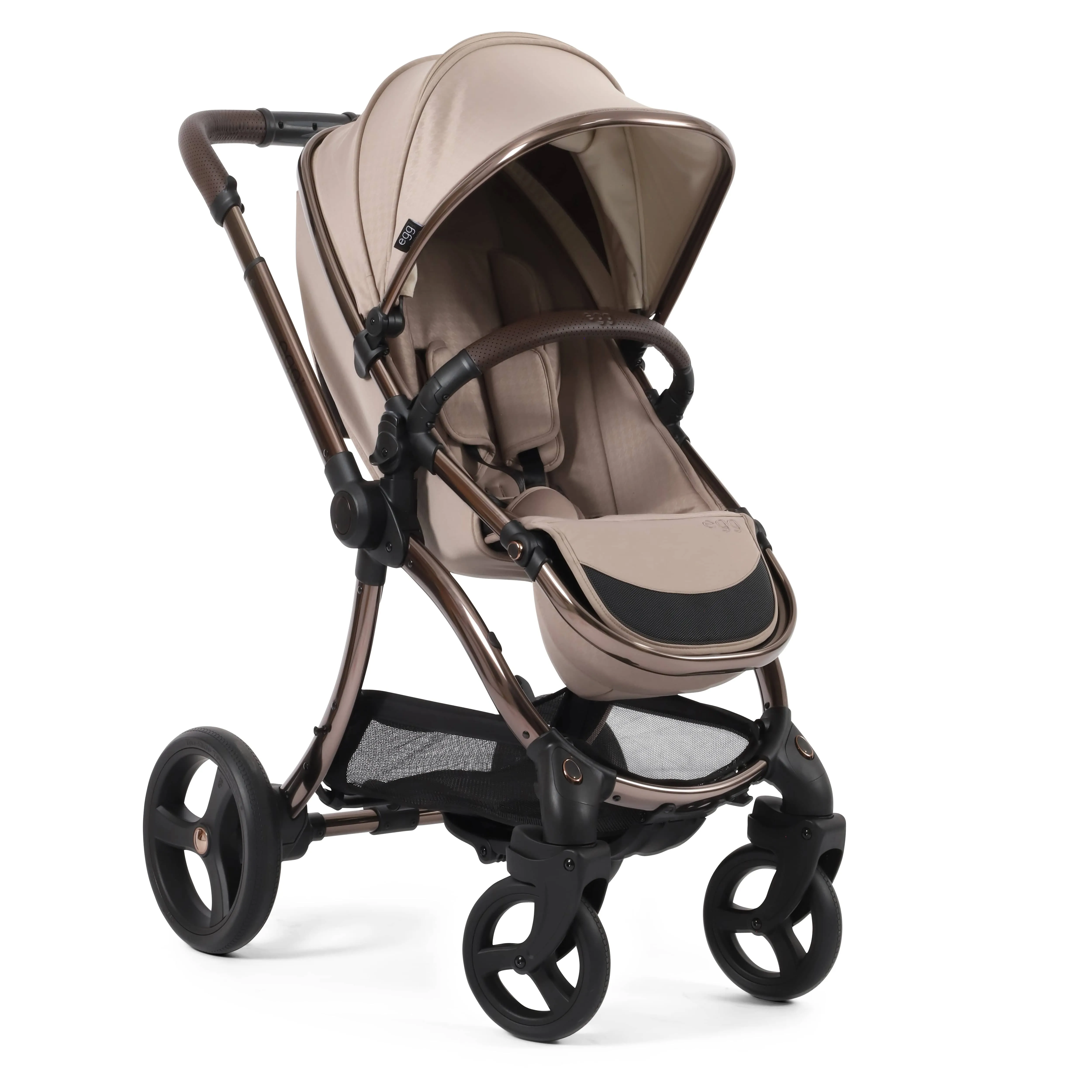 egg3 Pram Bundle Houndstooth Almond Special Edition
