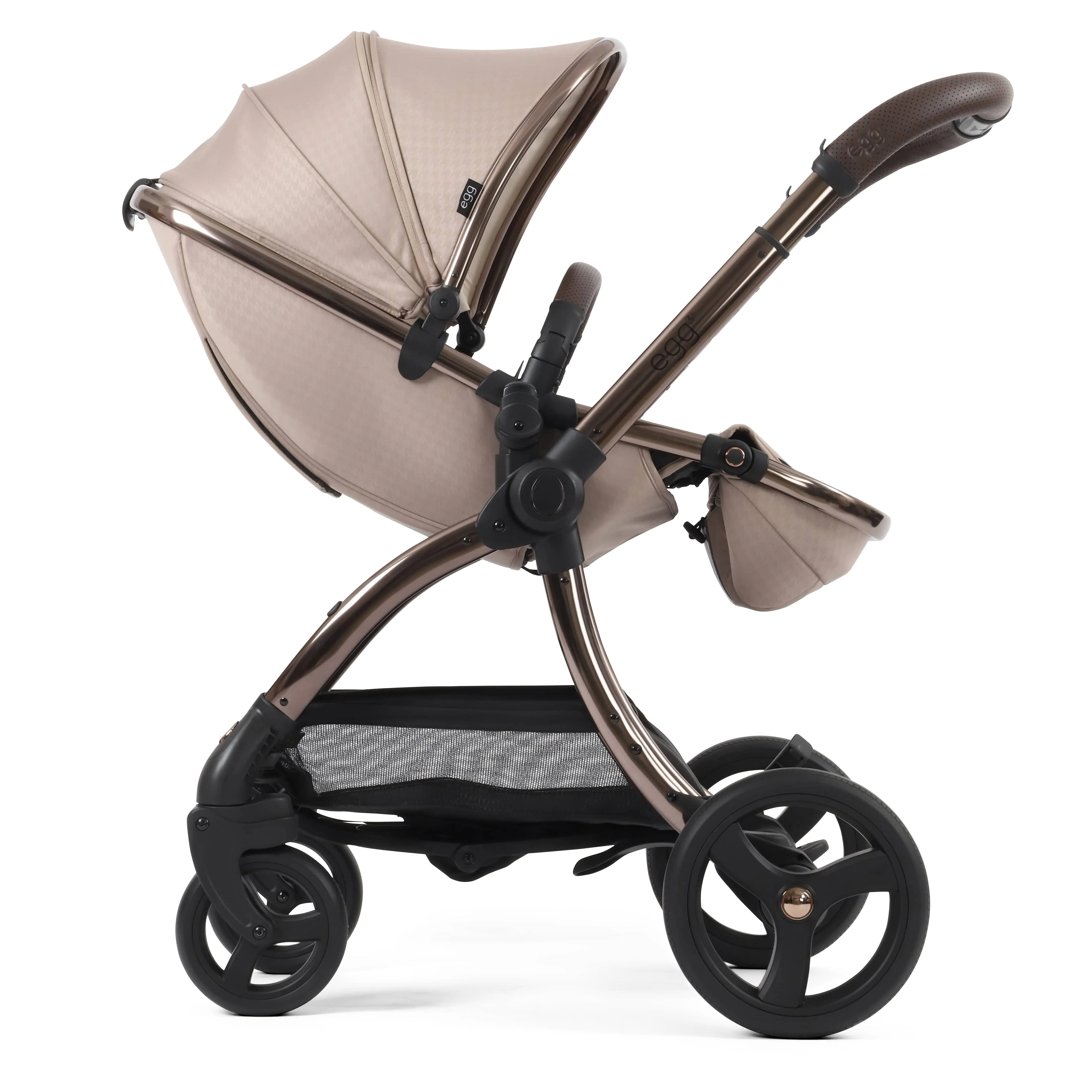 egg3 Pram Bundle Houndstooth Almond Special Edition