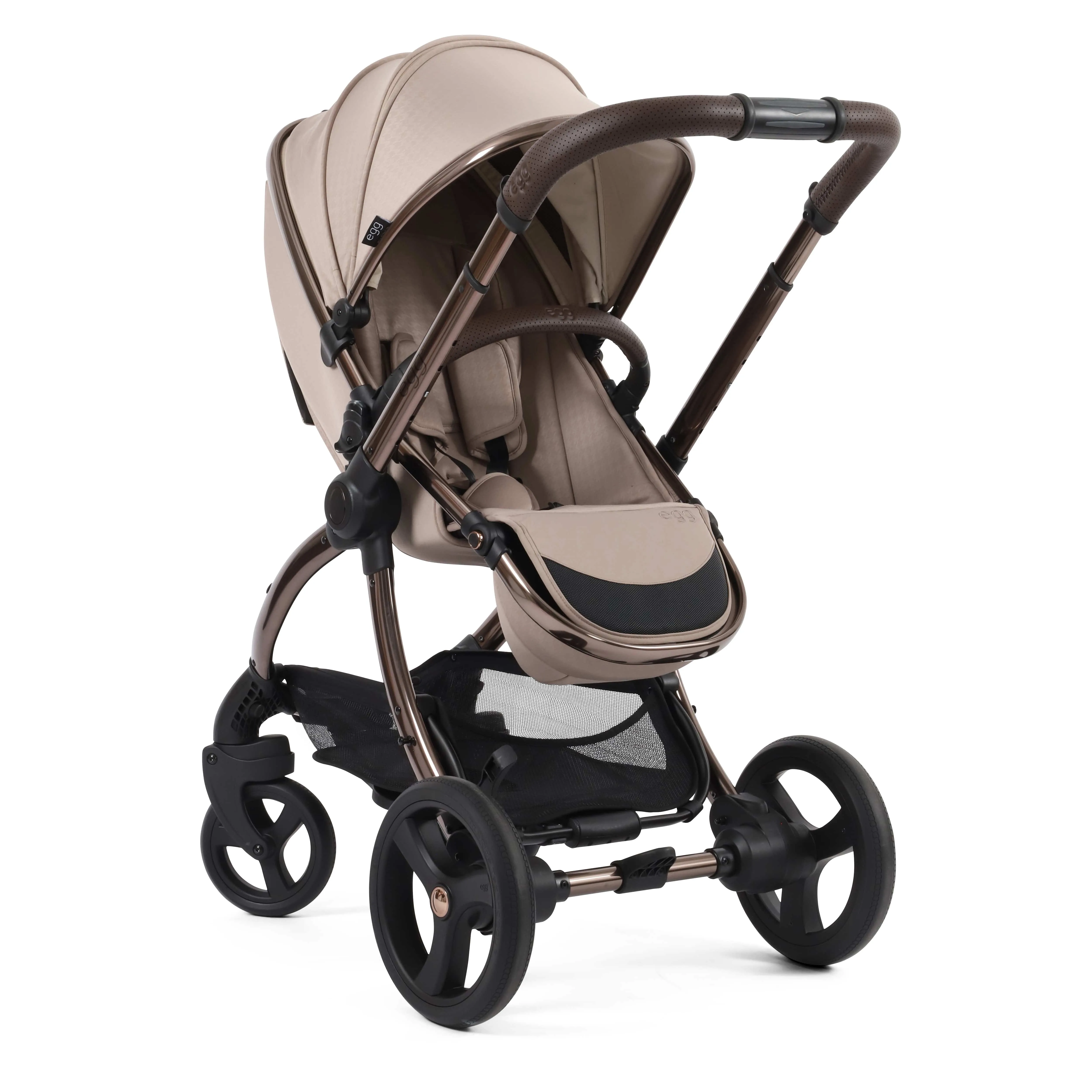 egg3 Pram Bundle Houndstooth Almond Special Edition