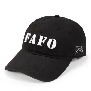 FAFO Dad Hat - Black