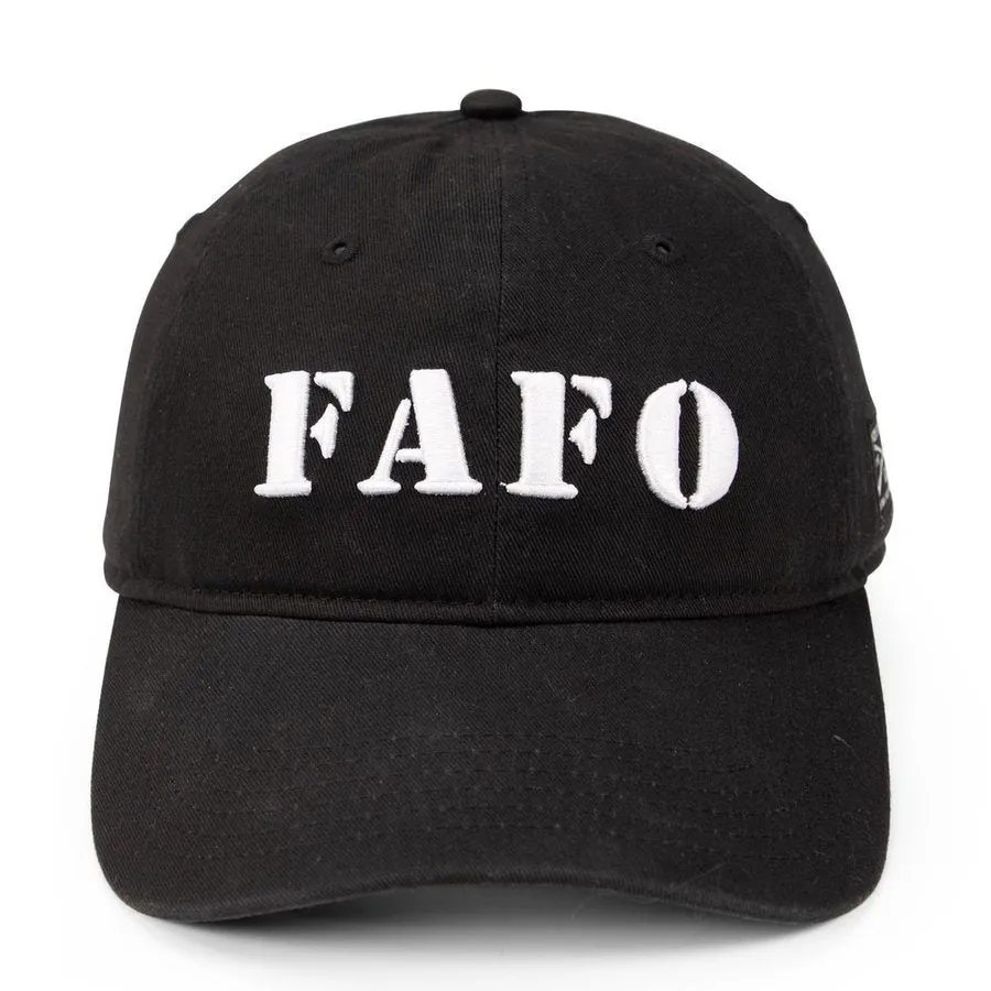 FAFO Dad Hat - Black