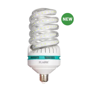 FLASH LED 9W FULL SPIRAL 6000K LAMP XLED-9FSE27D